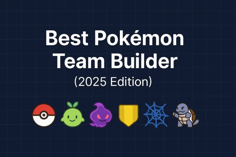 Best Pokemon Team builder Feature Image